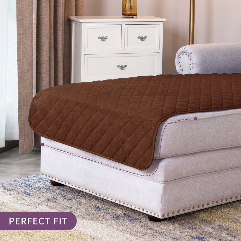 Ebern Designs Box Cushion Chaise Lounge Slipcover & Reviews Wayfair